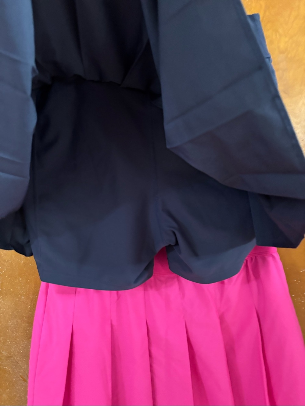 Bundle of 2 skorts.  Size large.  Pink & Blue - Picture 3 of 5